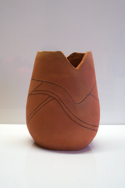 02379 Pot Terracotta met Sgraffito